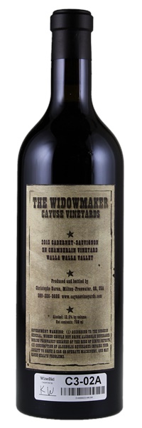2013 Cayuse En Chamberlin Vineyard The Widowmaker Cabernet Sauvignon, 750ml