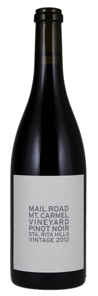 2012 Mail Road Wines Mt. Carmel Vineyard Pinot Noir, 750ml