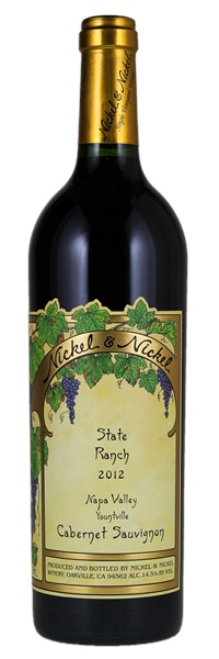 2012 Nickel and Nickel State Ranch Cabernet Sauvignon, 750ml