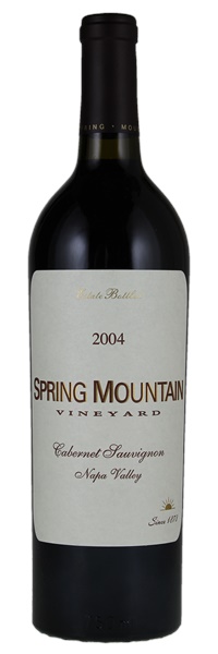 2004 Spring Mountain Cabernet Sauvignon, 750ml