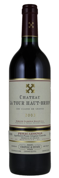 2003 Château La Tour Haut Brion, 750ml