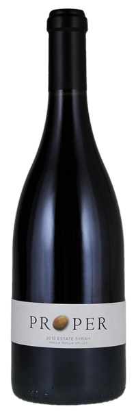 2013 Proper Wines Syrah, 750ml