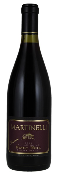 1996 Martinelli Martinelli Vineyard Reserve Pinot Noir, 750ml