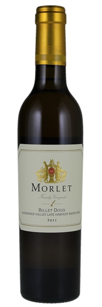 2011 Morlet Family Vineyards Billet Doux, 375ml