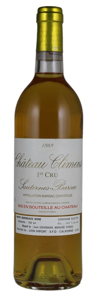 1989 Château Climens, 750ml