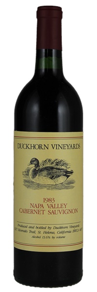 1983 Duckhorn Vineyards Cabernet Sauvignon, 750ml