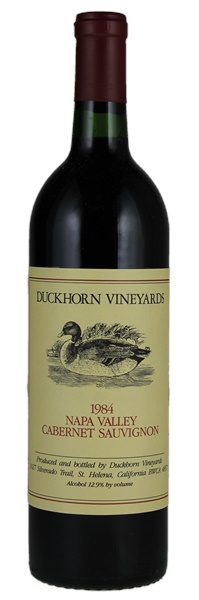 1984 Duckhorn Vineyards Cabernet Sauvignon, 750ml