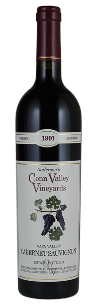 1991 Anderson's Conn Valley Estate Reserve Cabernet Sauvignon, 750ml