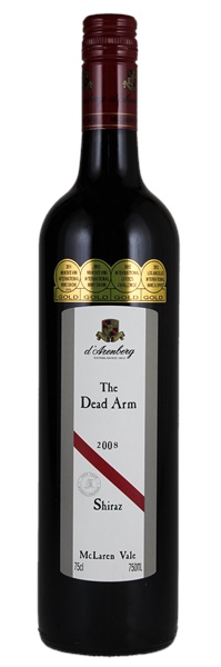 2008 d'Arenberg The Dead Arm Shiraz (Screwcap), 750ml