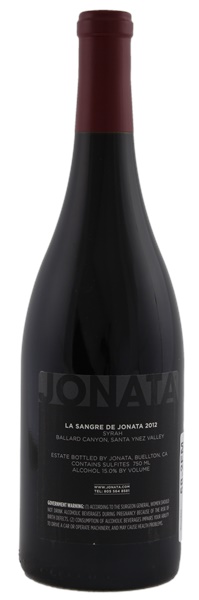 2012 Jonata La Sangre de Jonata, 750ml