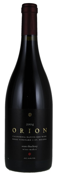 2004 Sean Thackrey Rossi Vineyard Orion Old Vines