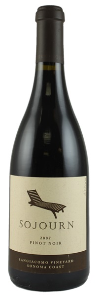 2007 Sojourn Cellars Sangiacomo Vineyard Pinot Noir, 750ml