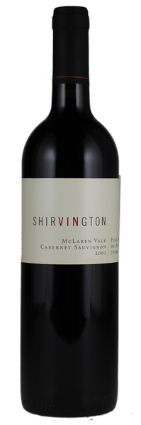 2001 Shirvington Cabernet Sauvignon, 750ml