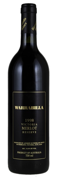 1998 Warrabilla Reserve Merlot, 750ml