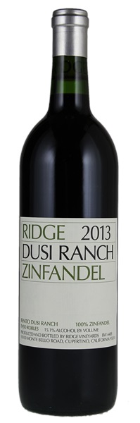 2013 Ridge Dusi Ranch Zinfandel, 750ml