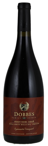 2008 Dobbes Family Estate Symonette Vineyard Pinot Noir, 750ml