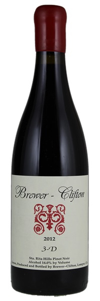 2012 Brewer-Clifton 3-D Pinot Noir, 750ml