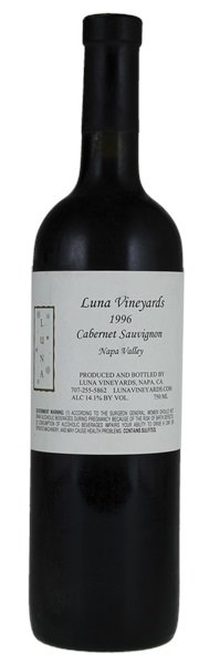 1996 Luna Cabernet Sauvignon, 750ml