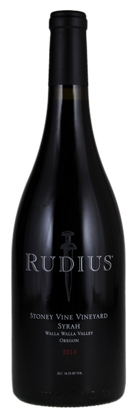 2013 Rudius Stoney Vine Vineyard Syrah, 750ml