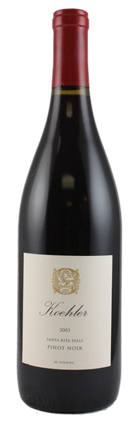 2003 Koehler Winery Pinot Noir, 750ml