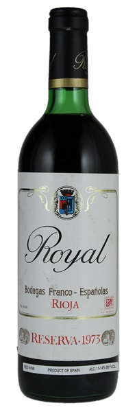 1973 Franco-Espanolas Rioja Royal Reserva, 750ml