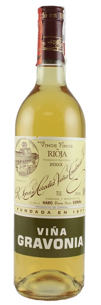 2003 Lopez de Heredia Rioja Vina Gravonia Blanco, 750ml