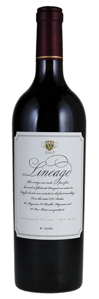 2007 Lineage Wine Company Red, 750ml