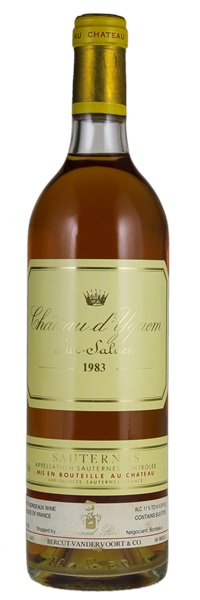 1983 Château d'Yquem, 750ml