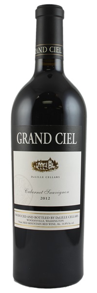 2012 Delille Cellars Grand Ciel Cabernet Sauvignon, 750ml