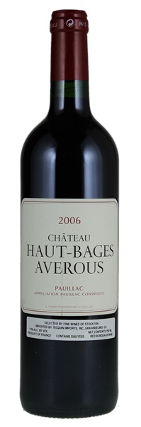 2006 Château Haut-Bages-Averous, 750ml