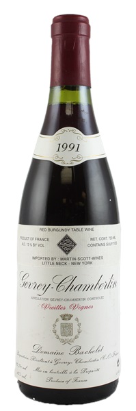 1991 Domaine Bachelet Gevrey-Chambertin Vieilles Vignes, 750ml