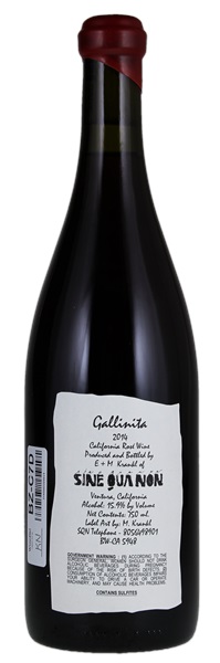 2014 Sine Qua Non Gallinita Rose, 750ml