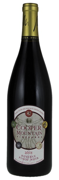 2001 Cooper Mountain Reserve Pinot Noir, 750ml