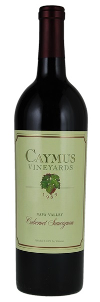 1989 Caymus Cabernet Sauvignon, 750ml