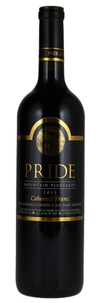 2013 Pride Mountain Cabernet Franc, 750ml