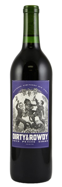 2013 Dirty & Rowdy Family Winery Rosewood Vineyards Old Vine Petite Sirah, 750ml