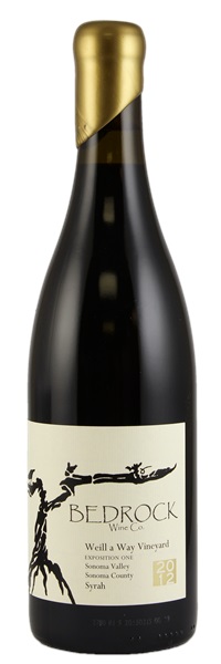 2012 Bedrock Wine Company Weill a Way Vineyard Syrah Exposition One, 750ml
