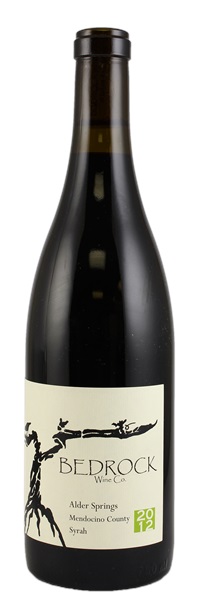 2012 Bedrock Wine Company Alder Springs Vineyard Syrah, 750ml