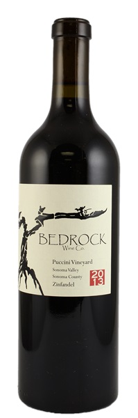 2013 Bedrock Wine Company Puccini Vineyard Zinfandel, 750ml