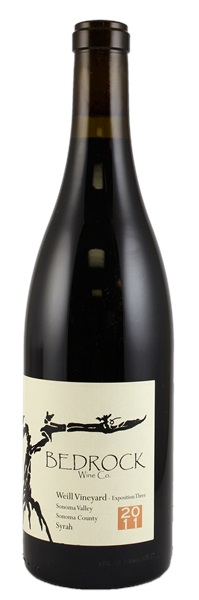 2011 Bedrock Wine Company Weill a Way Vineyard Syrah Exposition Three, 750ml