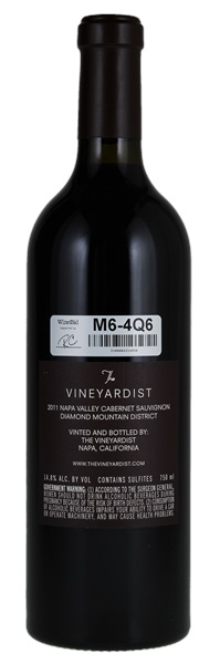 2011 The Vineyardist Cabernet Sauvignon, 750ml