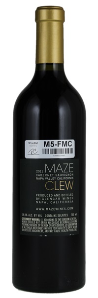 2011 Maze Clew Cabernet Sauvignon, 750ml