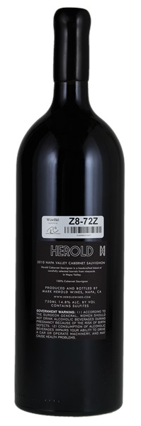 2010 Mark Herold Wines Cabernet Sauvignon, 1.5ltr
