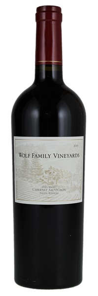 2001 Wolf Family Vineyards Cabernet Sauvignon, 750ml