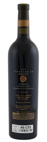 2007 Vineyard 29 Proprietary Red, 750ml