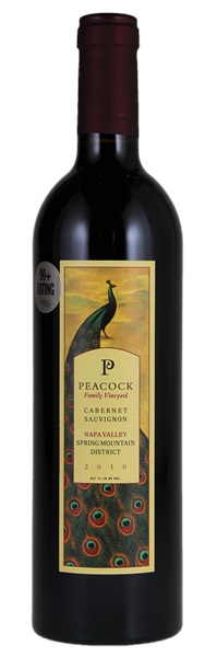 2010 Peacock Family Vineyard Cabernet Sauvignon, 750ml