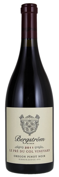 2011 Bergstrom Winery Le Pré Du Col Vineyard Pinot Noir, 750ml