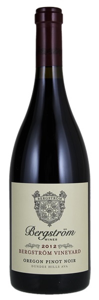 2012 Bergstrom Winery Bergstrom Vineyard Pinot Noir, 750ml