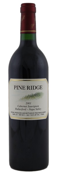 2001 Pine Ridge Rutherford Cabernet Sauvignon, 750ml