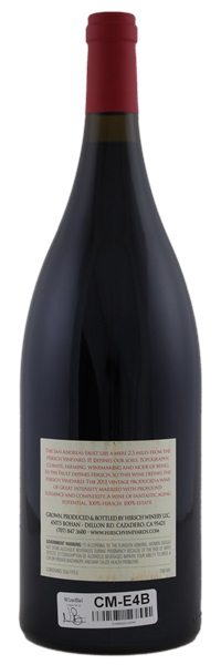 2011 Hirsch Vineyards San Andreas Fault Pinot Noir, 1.5ltr